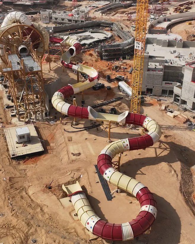 키디야 워터파크 건설 현장. 키디야 투자회사 홈페이지 캡처