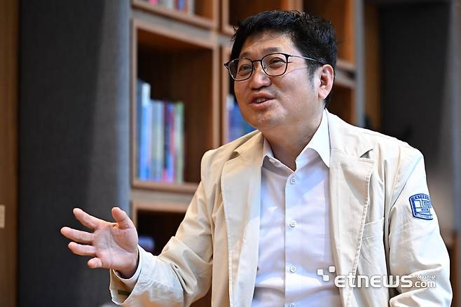 김대진 가톨릭대 정보융합진흥원장 (사진=이동근 기자 foto@etnews.com)
