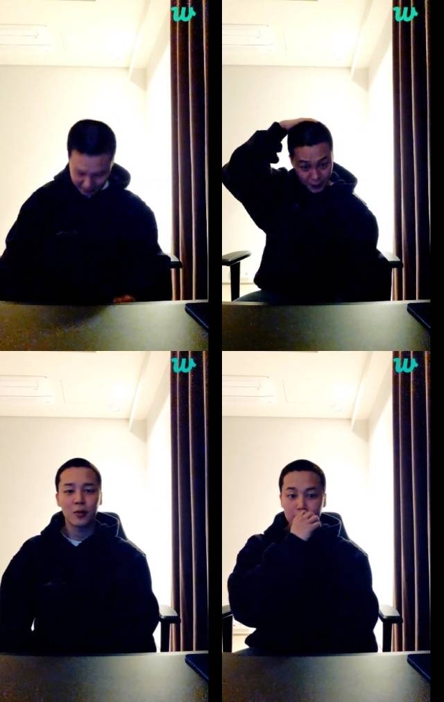 그룹 방탄소년단 지민. / 위버스 라이브 캡처