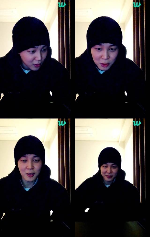 그룹 방탄소년단 지민. / 위버스 라이브 캡처