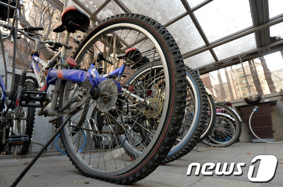 방치된 자전거. (뉴스1DB) ⓒ News1