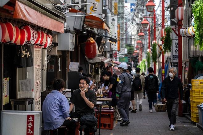 지난 6월 도쿄 신주쿠/AFPBBNews=뉴스1