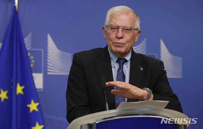 [브뤼셀(벨기에)=AP/뉴시스] 호세프 보렐 유럽연합(EU) 외교안보 정책 고위대표. (사진=뉴시스DB) 2023.12.12.
