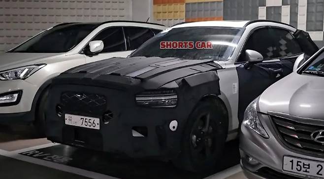 제네시스 'GV70&nbsp; 페이스리프트' 예상도(출처: 숏카)