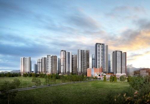 이문 아이파크 자이 투시도_