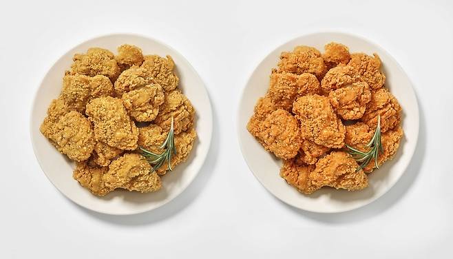 쏜살치킨은 프랜차이즈 순살 치킨 1마리와 유사한 600g 중량에 콜라 캔(190㎖), 치킨 무, 양념소스로 구성되어 있다. [사진 제공 = GS리테일]