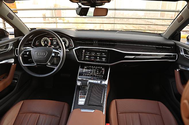 아우디 A7 55 TFSI e 콰트로. 김학수 기자