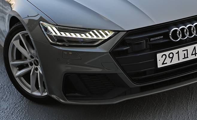 아우디 A7 55 TFSI e 콰트로. 김학수 기자