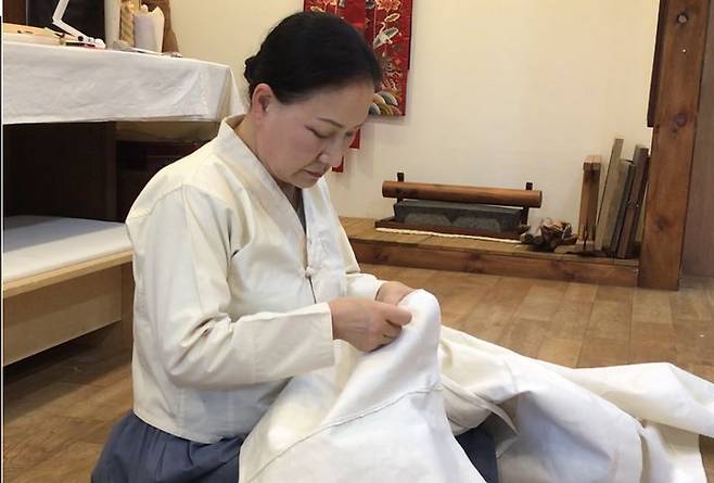 [안동=뉴시스] 조정화 침선장. (사진=경북도 제공) 2023.12.14 *재판매 및 DB 금지