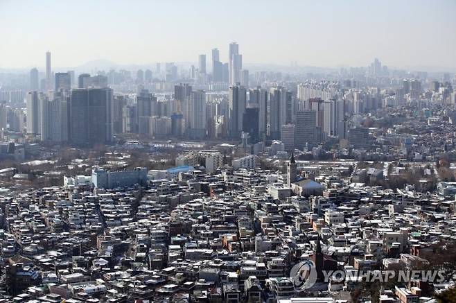 남산에서 바라본 서울 시내 모습. 사진=연합뉴스