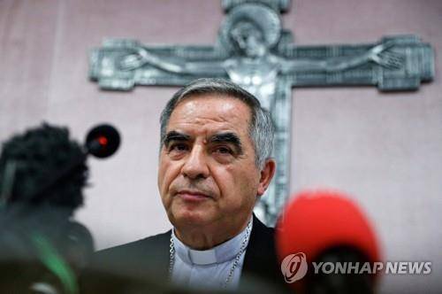 죠반니 안젤로 베추 추기경 [로이터=연합뉴스 자료사진. 재판매 및 DB 금지]