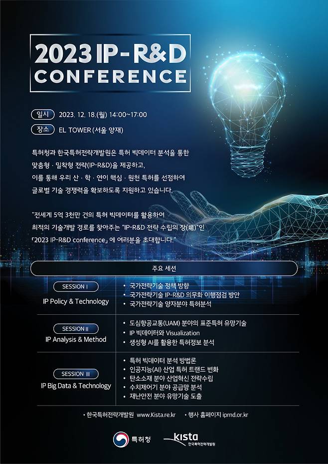 IP-R&D 컨퍼런스 포스터