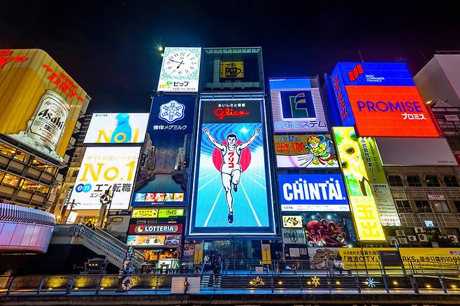 올해 가장 많은 해외 항공권 검색량을 기록한 도시 ‘오사카’. 사진제공|클립아트코리아