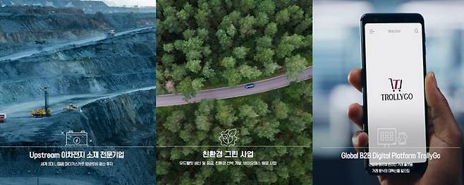 STX가 2024년 3대 경영 키워드로 제시한 배터리, 친환경, 디지털 분야 사업 ⓒSTX