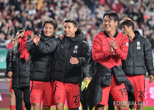 김진수, 김태환, 김영권(왼쪽부터). 서형권 기자