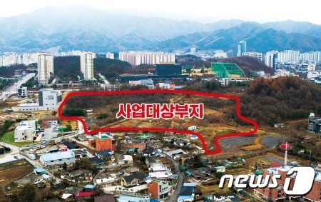'강원 오페라하우스' 건립사업 대상 부지. (강원도 제공) 2023.12.20/뉴스1