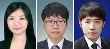 김보미(왼쪽부터), 김지웅, 박세혁