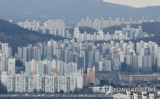 서울시내 아파트 전경./연합뉴스