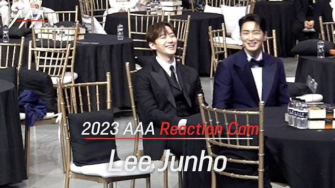 2023 AAA - 이준호 현장 리액션 [영상]