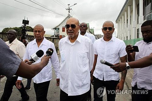 수리남 바우테르서 전 대통령 [AFP=연합뉴스 자료사진]