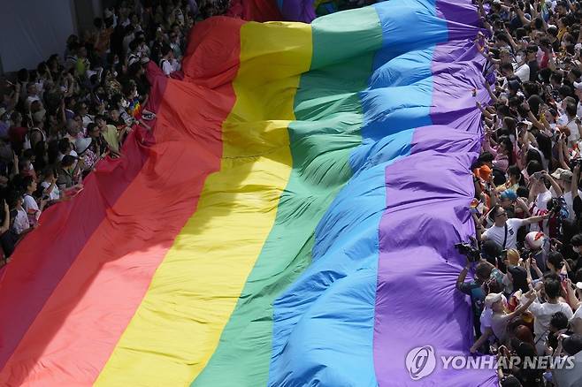 태국 방콕서 열린 성소수자 축제  [AP 연합뉴스 자료사진. 재판매 및 DB 금지]