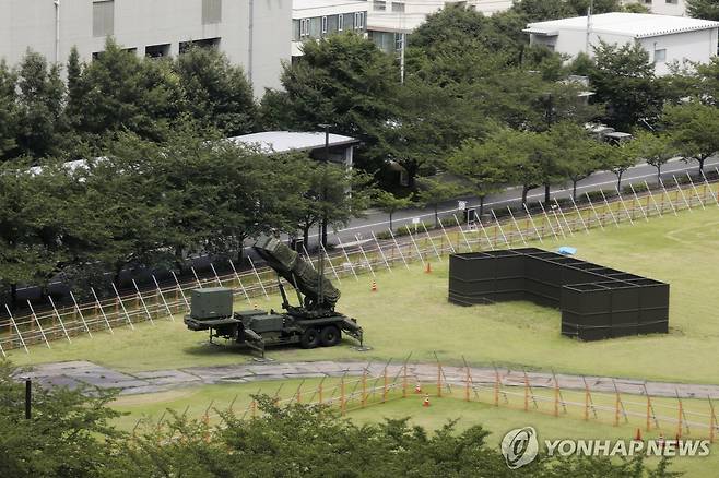 日 자위대 지대공 미사일 패트리엇 [EPA 연합뉴스 자료사진. 재판매 및 DB 금지]