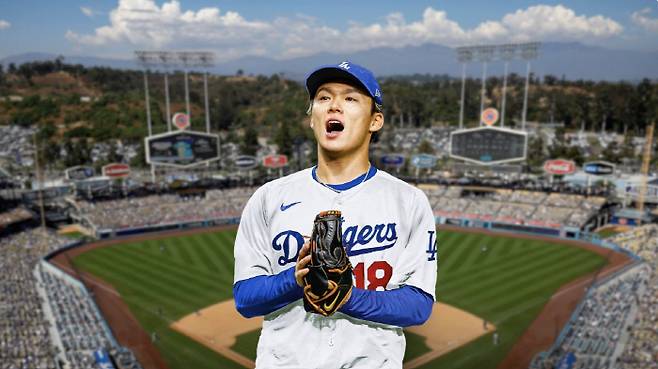 야마모토 요시노부가 내년 다저스 데뷔전을 서울에서 치를 공산이 크다. 사진=MLB,com 캡처