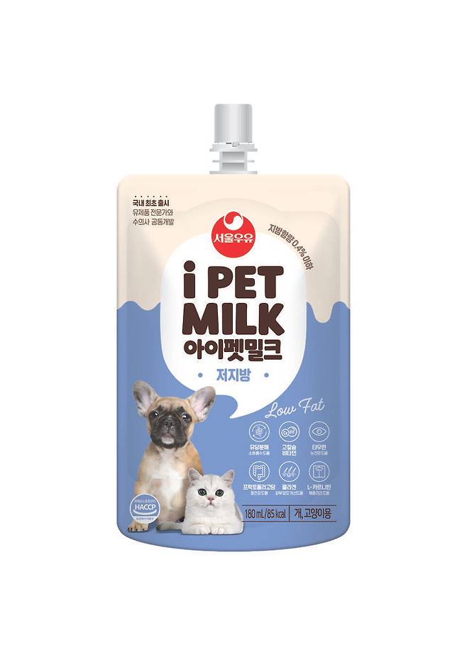 아이펫밀크 저지방 제품 모습.(사진=서울우유협동조합 제공) *재판매 및 DB 금지