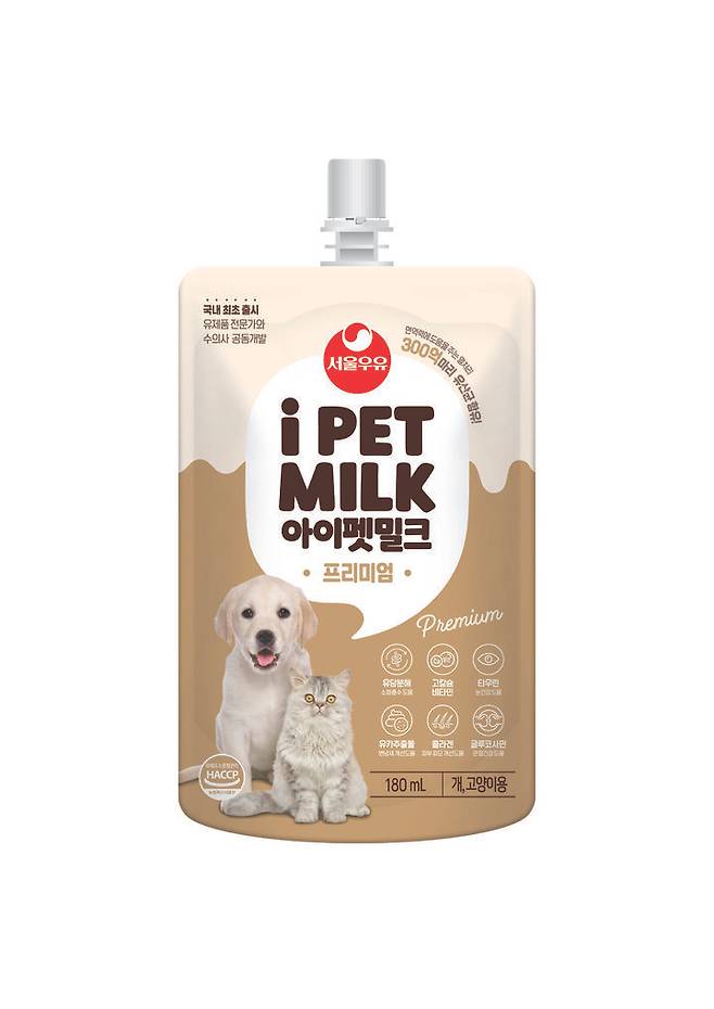아이펫밀크 프리미엄 제품 모습.(사진=서울우유협동조합 제공) *재판매 및 DB 금지