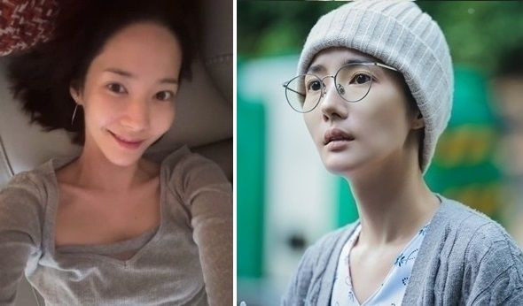 배우 박민영이 극 중 암 환자를 연기하기 위해 37kg까지 뺀 후 근황을 전했다. 사진=tvN(오른쪽), 박민영 인스타그램 캡처