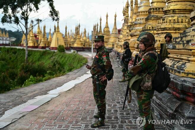미얀마 소수민족 무장단체 [AFP 연합뉴스 자료사진. 재판매 및 DB 금지]