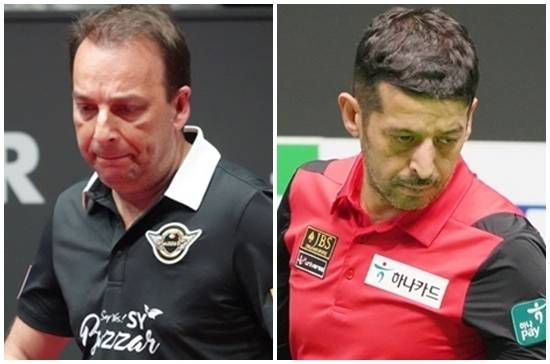 산체스와 초클루도 포인트랭킹 64위, 56위로 ‘SK렌터카배월드챔피언십’(왕중왕전) 출전 여부가 불투명하다. 남은 대회에서 최소한의 명예를 회복할지 주목된다. (사진=MK빌리어드뉴스 DB)