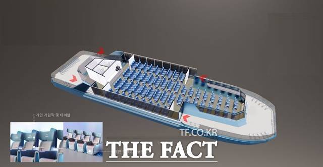 오세훈 서울시장이 추진하는 '리버버스'에 각 계의 관심이 모이면서 다양한 의문과 논란도 제기된다. 리버버스 내부 조감도. /서울시