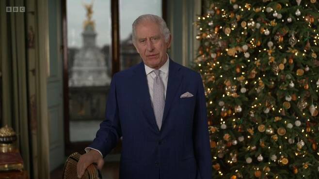 영국 찰스 3세 국왕 성탄절 메시지 [BBC 웹사이트 캡처. 재판매 및 DB 금지]