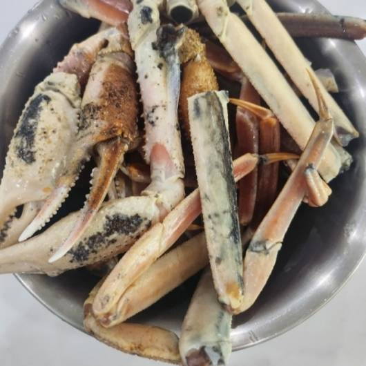 누리꾼 A씨가 노량진수산시장에서 팔았다는 썩은 대게 다리의 모습. /사진=온라인 커뮤니티 캡처/로이터=뉴스1