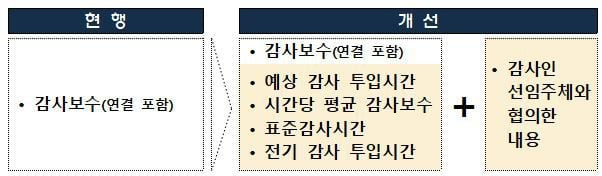 검사계약 체결보고서 개선 내용. /금융감독원 제공