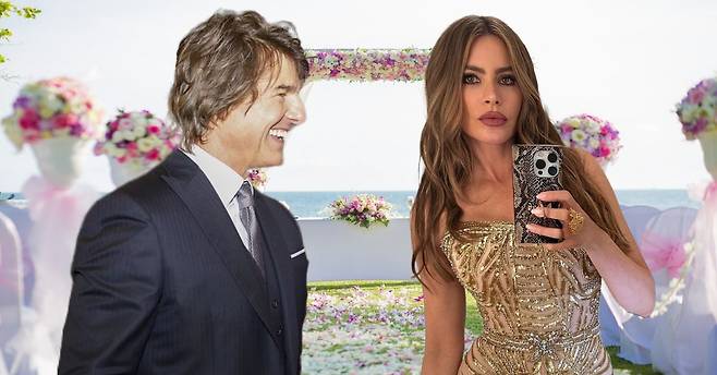 톰 크루즈와 그의 여자친구 소피아 베르가라