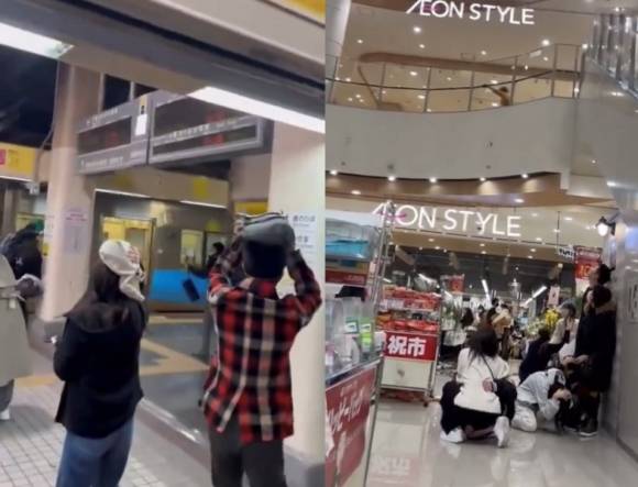 이시카와현 지진 당시 상황. 엑스 캡처