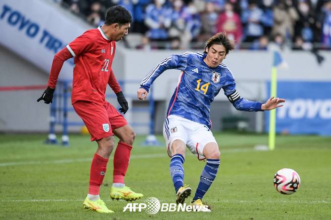 1일 일본-태국전 모습. /AFPBBNews=뉴스1