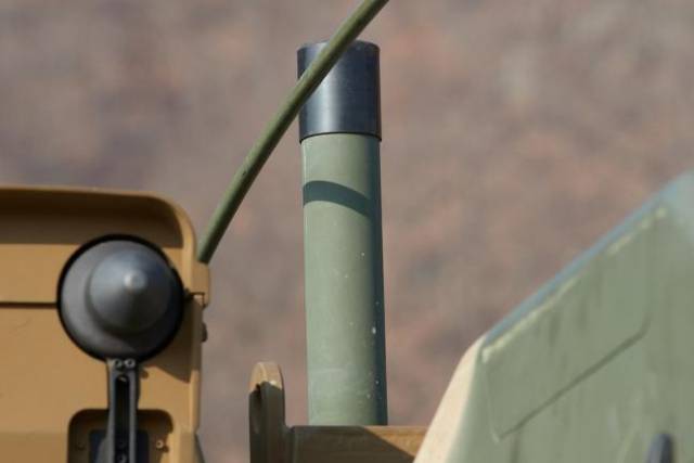 측풍감지기 차량외부의 횡풍속도에 비례하는 전압을 출력해 사통컴퓨터에 제공하는 역할을 한다. 사진 제공=국방일보