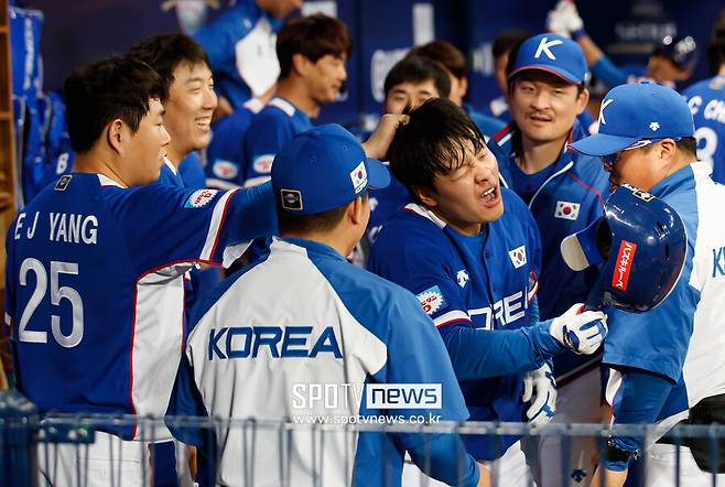 ▲ 국가대표 시절 민병헌 ⓒ 스포티비뉴스DB