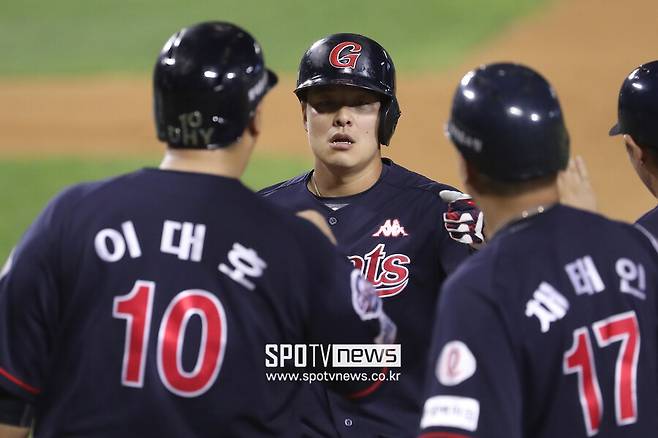 ▲ 롯데 자이언츠 시절 민병헌 ⓒ 곽혜미 기자