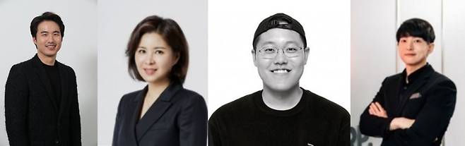 1976년생과 1988년생 용띠 CEO들. 왼쪽부터 김익환 한세실업 부회장, 윤여원 콜마비앤에이치 대표이사, 한문일 무신사 대표, 김병훈 에이피알 대표./각사 제공