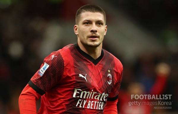 루카 요비치(AC밀란). 게티이미지코리아