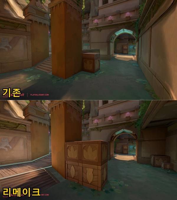 - 사이트 공간과 엄폐물이 늘어나 수비측의 이점이 크게 늘었다&nbsp;