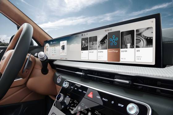 An image of Hyundai cars with SmartThings, a single smart home app [HYUNDAI MOTOR]