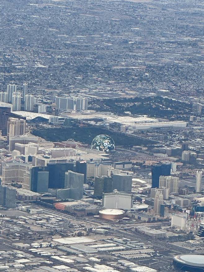 상공에서 바라본 스피어./오로라 실리콘밸리 특파원