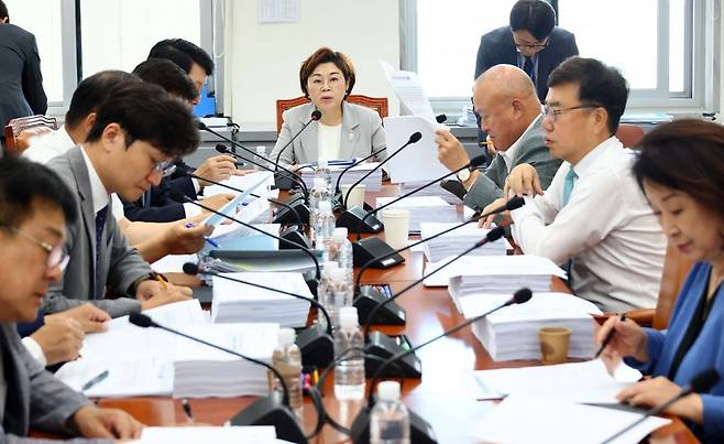 국회 국토교통위원회가 국토소위 열어 재건축 초과이익 환수 기준 완화(재초환법) 및 실거주 의무 폐지(주택법) 논의했다. 사진=한경DB
