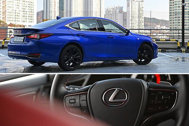 렉서스 ES 300h F-스포츠. 김학수 기자