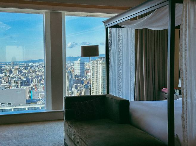 호텔에서 바라본 오사카 도시 전망 / 사진= 권효정 기자